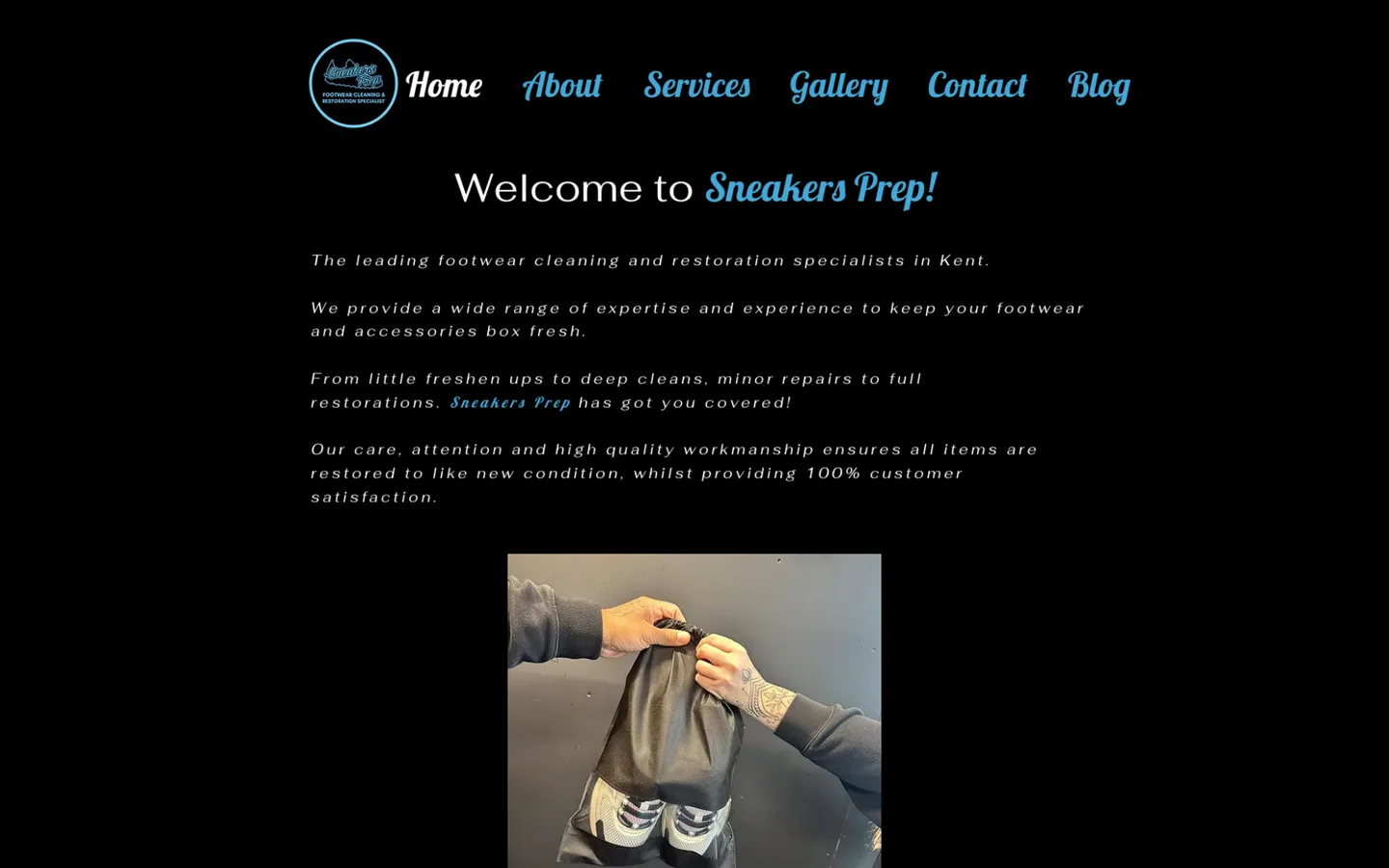 Sneakers Prep, previous website